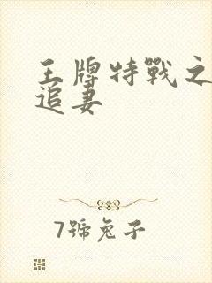 王牌特战之军少追妻封面