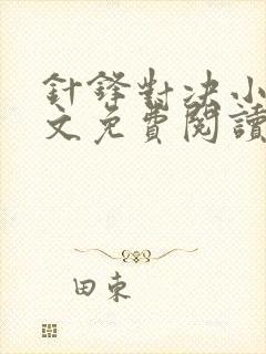 针锋对决小说全文免费阅读完整版