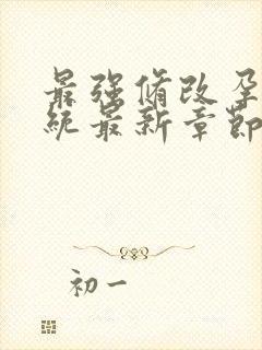 最强修改孕妇系统最新章节