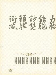 街头钞能力无删减版双胞胎