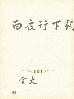 白夜行下载