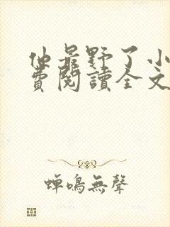 他最野了小说免费阅读全文