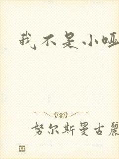 我不是小哑巴封面