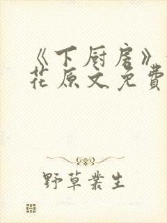 《下厨房》金银花原文免费阅读