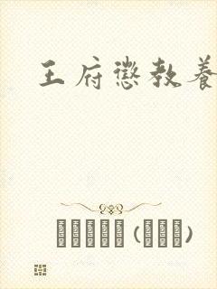 王府惩教养日常封面