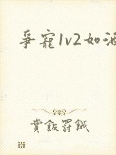 争宠1v2如酒