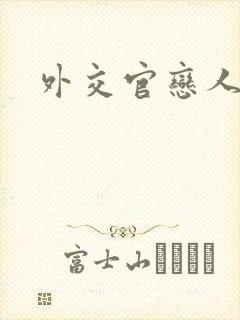 外交官恋人小说