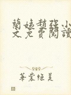 兰姨赵强小说全文免费阅读