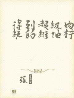 得到超级肉禽系统的维他柠檬茶