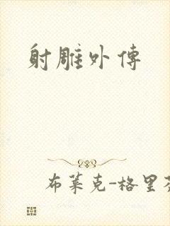射雕外传封面
