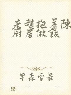 老赵抱着陈婷在厨房做饭