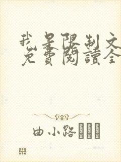 我是限制文女配免费阅读全文笔趣阁封面