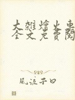 大杂烩火车小说全文免费阅读