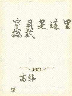 宝贝是这里对吗总裁封面