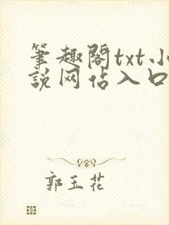 笔趣阁txt小说网站入口封面