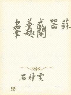 名养成器苏沫沫笔趣阁