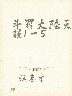斗罗大陆天狂传说1一5
