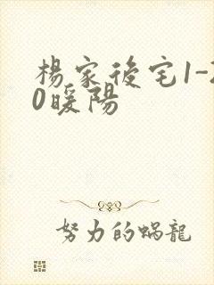 杨家后宅1-20暖阳