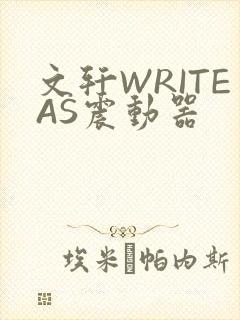 文轩WRITEAS震动器