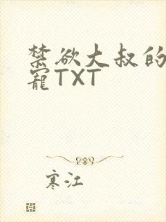 禁欲大叔的心尖宠TXT