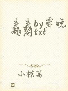 炎炎by霁晚笔趣阁txt