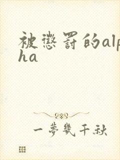 被惩罚的alpha