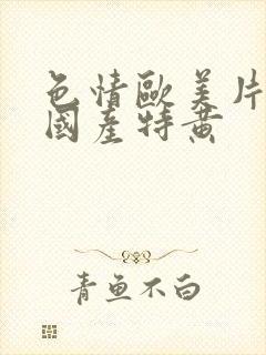 色情欧美片午夜国产特黄