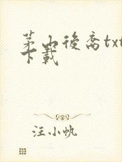 茅山后裔txt下载