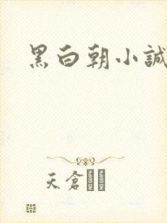 黑白朝小诚