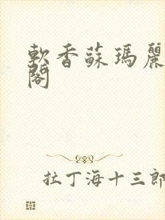 软香苏玛丽笔趣阁