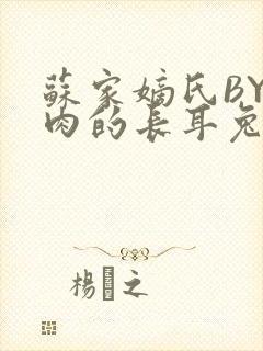 苏家嫡氏BY吃肉的长耳兔