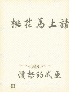桃花马上请长缨