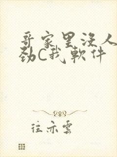 哥家里没人使点劲C我软件