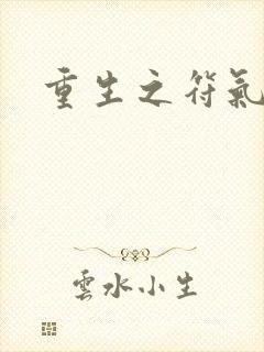 重生之符气冲天