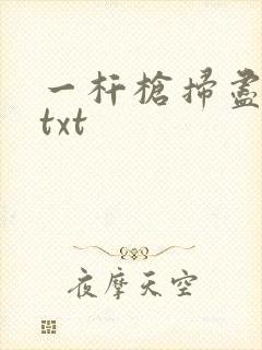 一杆枪扫尽全家txt