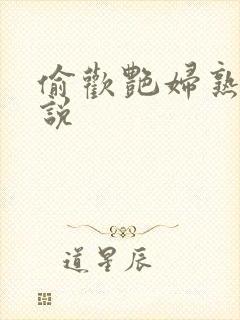 偷欢艳妇熟女小说封面