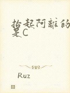 抬起阿离的腿就是C