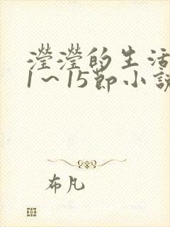 滢滢的生活日记1～15节小说封面