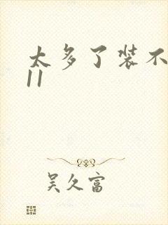 太多了装不下H11封面