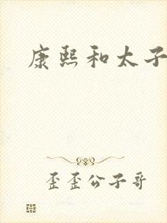 康熙和太子妃封面