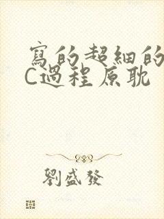 写的超细的多肉C过程原耽