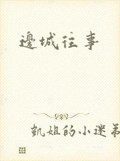 边城往事封面