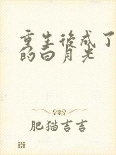 重生后成了皇帝的白月光