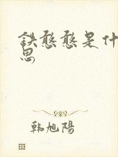 铁憨憨是什么意思