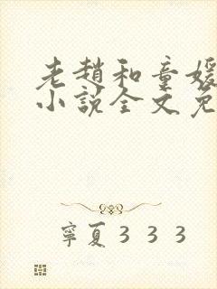 老赵和童媛媛的小说全文免费阅读