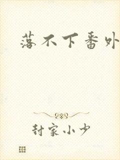 落不下番外封面