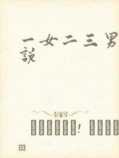 一女二三男事小说