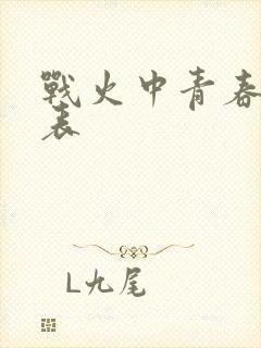 战火中青春演员表