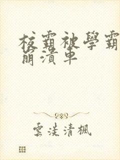 校霸被学霸玩到崩溃车