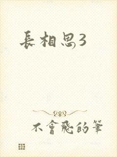 长相思3封面